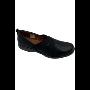 Cobb Hill Leather or Mesh Slip-On Loafers Penfield Black - Wide